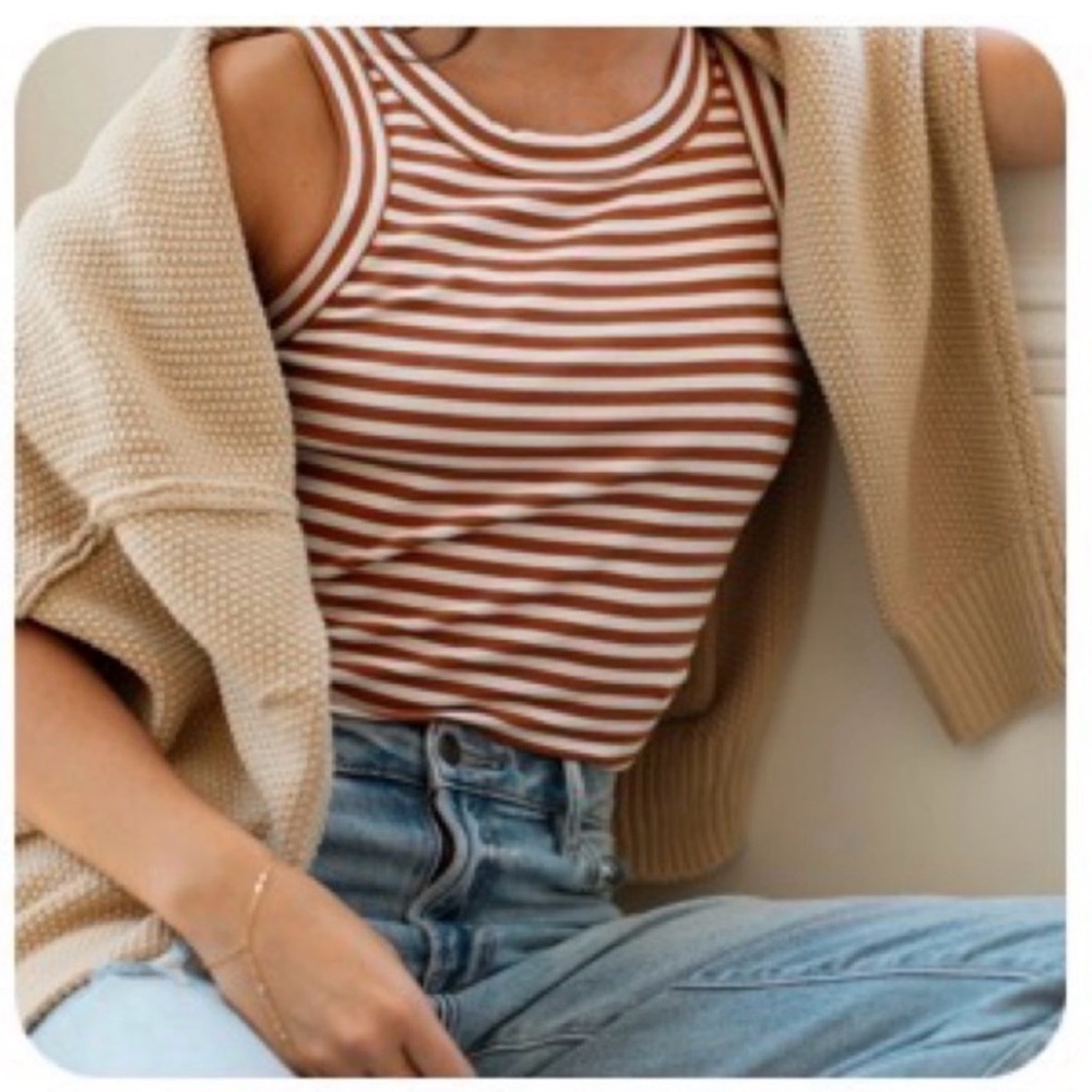 CJLA Kit tank rust and cream stripe